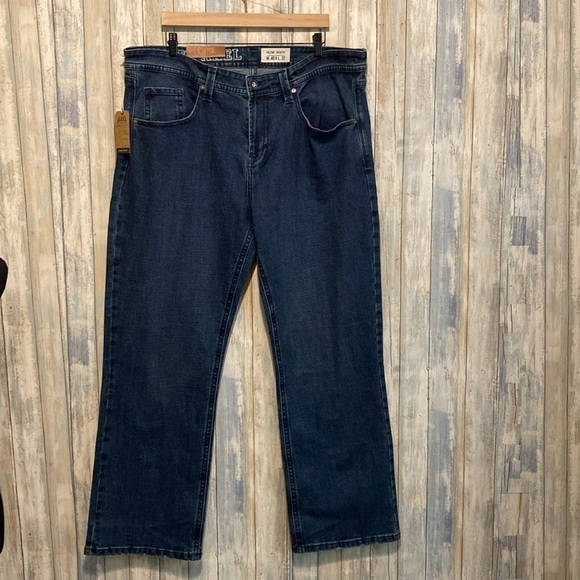 NWT TK AXEL Slim Boot Medium Wash Mens Jeans | 40x32 - Picture 6 of 11